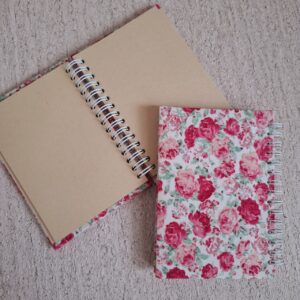 دفترچه یادداشت پارچه ای صورتی