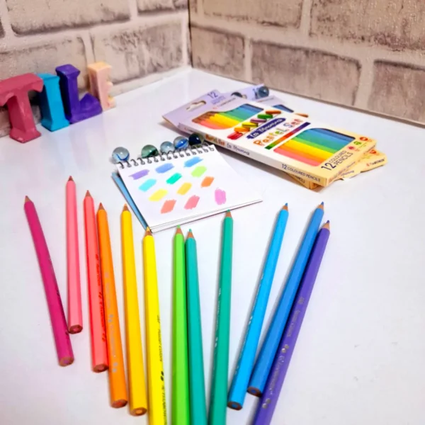مداد رنگی پاستلی 12 رنگ