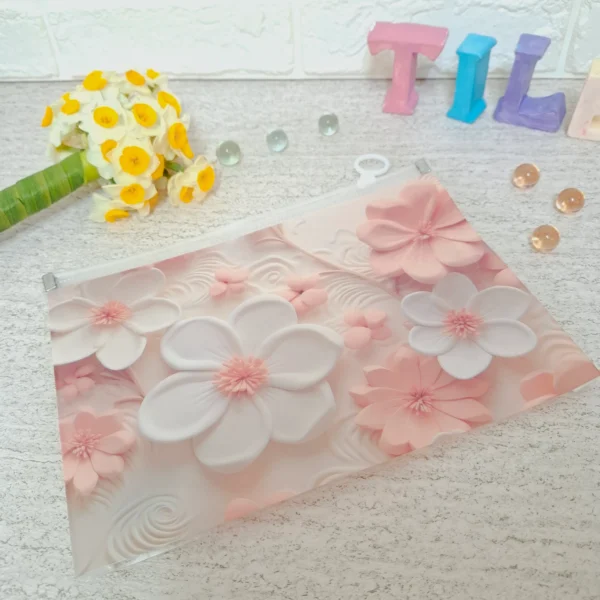 پوشه A5 گل طرح سه بعدی