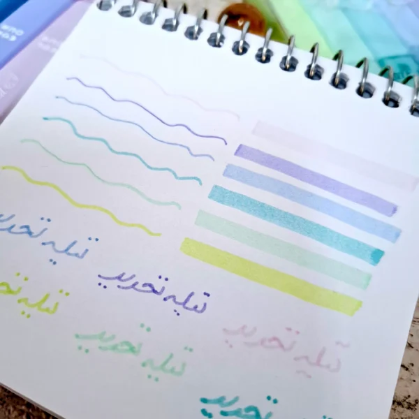 هایلایتر مکعبی دو طرفه 6 رنگ