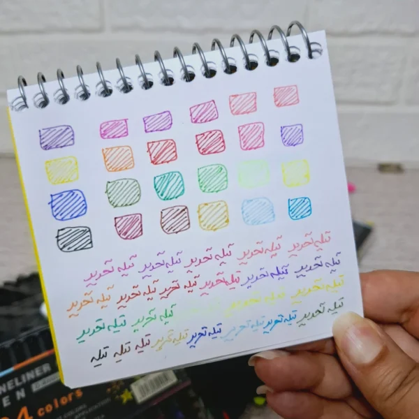 روان نویس نوک‌ نمدی ۲۴رنگ